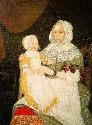 The Freake Limner Mrs Elizabeth Freake and Baby Mary USA oil painting reproduction